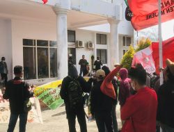 Polres Majene Kawal Aksi Mahasiswa