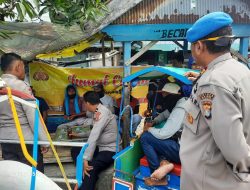 Tampung Aspirasi Tukang Becak di Program Jumat Curhat Polres Majene