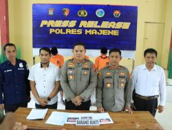 Dalam Kurung Waktu 14 Hari, Polres Majene Ungkap Pelaku Narkotika Jenis Sabu