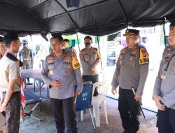 Wakapolda Sulbar Sambangi Posko Marano Majene