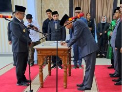 Mithar Resmi Di Lantik, Bupati Tunjuk Sekdis Sebagai PLT Disdikpora Majene