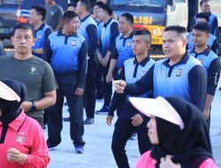 Polres Majene Gelar Senam Bersama TNI