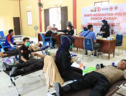 Jelang Hari Bhayangkara, Polres Majene Gelar Bakti Kesehatan Donor Darah