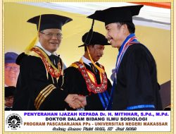 Mithar Menjadi Wisudawan Terbaik Program Doktor UNM
