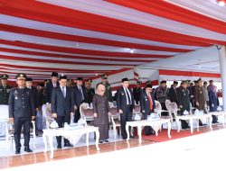 Bupati Bersama Wakil Bupati Majene Hadiri Peringatan Hari Bhayangkara