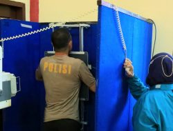Tim Bid Dokkes Polda Sulbar Cek Kesehatan Personel Polres Majene