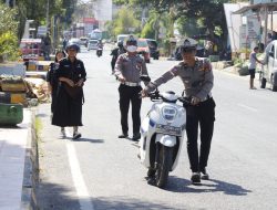 Memasuki Hari Ke Sepuluh Operasi Zebra, Polres Majene Telah Tilang Ratusan Pelanggar