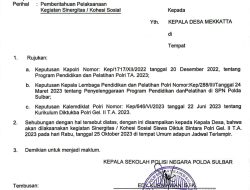 Kades Mekkatta Sambut Baik Kerjasama Kohesi Sosial SPN Sulbar