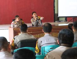 Kapolres Majene Pimpin Kegiatan Anev Tugas Bhabinkamtibmas Jajaran Polres Majene