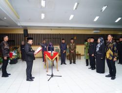 Pelantikan Dan Sumpah Jabatan Pejabat, Bupati Curhat Pengalaman Saat ASN