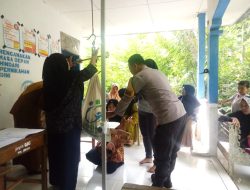 Bhabinkamtibmas Polres Majene Berikan Pendampingan Posyandu