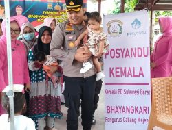 Kapolres Majene dan Jajaran Komitmen Turunkan Stunting Di Wilayah Majene