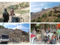 Truk Pengangkut Timbunan Resahkan Warga, Satpol-PP Majene Sambangi Tambang Galian Penimbunan Salabulo