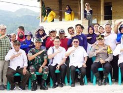 Bupati Majene Bersama Wakil Resmikan Embung Geo Membran Pamboborang