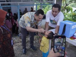 Wabup Majene: Pemberian Pin Polio Diharapkan Dapat Memutus Rantai Virus Polio Sedang Marak