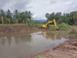 Perjuangan Warga Terwujud, BWS 5 Mamuju Normalisasi Sungai Matakali