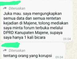 Lutfie Tantang DPRD, Ingin Blak Blakan Bongkar Pelaku Korupsi Di Majene