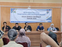 Banua Sendana Selesaikan Tahapan Pembahasan APBDes 2025