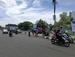 Dinas Perhubungan Sulbar Kerahkan Personel LLAJ di Jalan Arteri Mamuju Kawal Kegiatan Pucak Sandeq Silumba