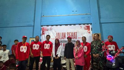 Warga Pamboborang Antusias Hadiri Jalan Sehat, Ada Sekkab Majene dan Camat Banggae