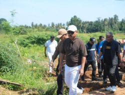 Bapperida Sulbar Dampingi Gubernur Tinjau Lokasi Pembangunan Mess Patriot Transmigrasi di Mamuju