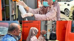 BPBD Sulbar Terima Kunjungan Balai Labkes-TD : Pengambilan Sampel Air dari Kendaraan Water Treatment