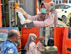 BPBD Sulbar Terima Kunjungan Balai Labkes-TD : Pengambilan Sampel Air dari Kendaraan Water Treatment