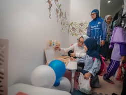 TP-PKK Sulbar Apresiasi Tempat Bermain Anak di BKD Sulbar