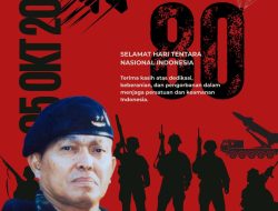 ”TNI Prima, TNI Rakyat, Indonesia Maju” Wagub Sulbar Sampaikan Ucapan Penuh Semangat di HUT ke-80 TNI
