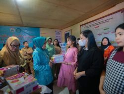 TP PKK dan Dinkes Sulbar Intervensi Gizi Ibu Hamil melalui Pemberian Susu Bumil di Lokus Program Pastipadu