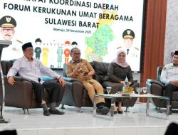 Gubernur Sulbar Hadiri Rakor FKUB, Paparkan Tantangan Keuangan dan Program Prioritas Daerah