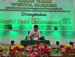 Wisuda dan Maulid Nabi di DDI Ambo Dalle di Polmam, Wagub: Ilmu Baru Sebatas Ijazah, Teruslah Belajar