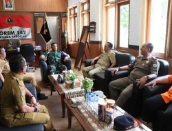 Junda Maulana Silaturahmi Danrem 142/ Tatag Bahas Keamanan dan Kolaborasi Program Strategis