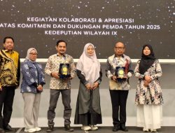 BPKPD Sulbar Terima Penghargaan Apresiasi Komitmen Pemda Kedeputian Wilayah lX