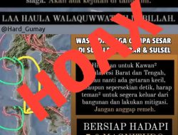 BPBD Sulbar Pastikan Informasi Gempa dan Tsunami di Sulawesi Barat adalah Hoaks