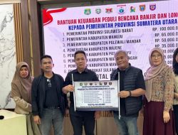 Pemprov Sulbar Salurkan Bantuan Kemanusiaan untuk Korban Bencana di Sumatra–Aceh