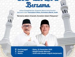 Pemprov Sulbar Ajak Masyarakat Zikir dan Doa Bersama Malam Pergantian Tahun 2025