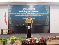 Sekda Sulbar Buka TOT Gerakan Bersama Jaga Inflasi (GERAI) Jelang Ramadan dan Idul Fitri 1447 H