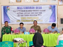 Pj Pesuloang Pimpin Musdes Penetapan KPM BLT – DD dan APBDesa 2026