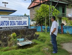 Kadis KominfoSS Inspeksi Objek Penerima Bantuan Internet SULBAR Digital di Desa Tabolang