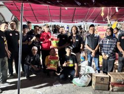 IOF Pengcab Majene Sambangi Lokasi Korban Kebakaran di Galung Tulu dan Salurkan Bantuan