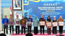 Empat Kabupaten Terbaik Diganjar Penghargaan di Musrenbang Sulbar 2027