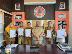 Kalaksa BPBD Sulbar Teken Perjanjian Kinerja dengan Bidang dan Sekretariat