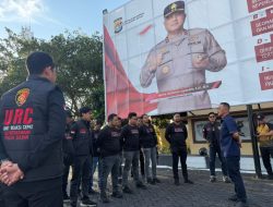Berantas Kriminalitas, Ditreskrimum Polda Sulbar Gandeng Jajaran Polres Launching Tim Unit Reaksi Cepat