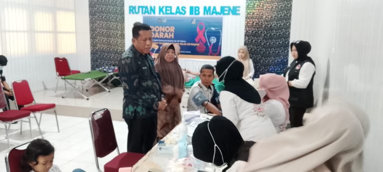 Rutan Gelar Donor Darah, Begini Kata Direktur RSUD Majene