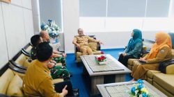 DKPPKB Sulbar Dampingi Gubernur Terima Audiensi Kepala Rumah Sakit TK. III Punggawa Malolo