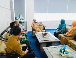 DKPPKB Sulbar Dampingi Gubernur Terima Audiensi Kepala Rumah Sakit TK. III Punggawa Malolo