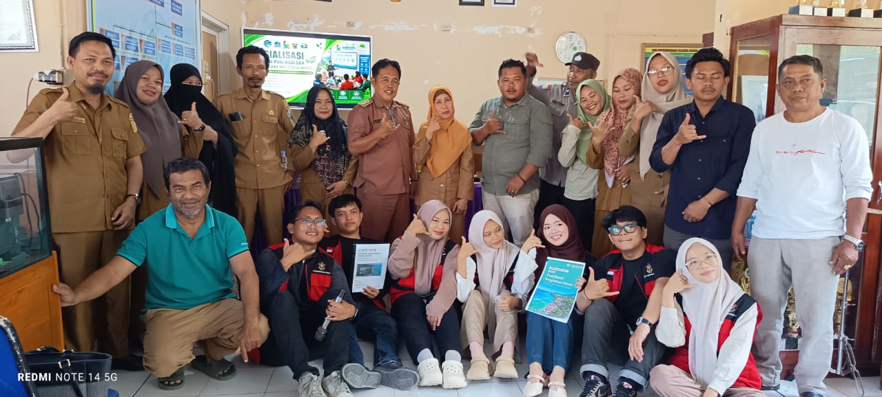 Mahasiswa KKN Tematik Unhas Gelar Sosialisasi Media Desa Wisata di Bababulo, Gandeng Kominfo Majene
