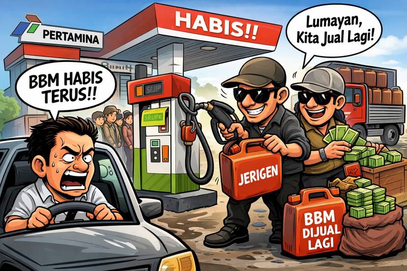 BBM Kembali Langkah di Majene, Padahal Pemkab dan Pertamina Patra Niaga Sudah Berkoordinasi