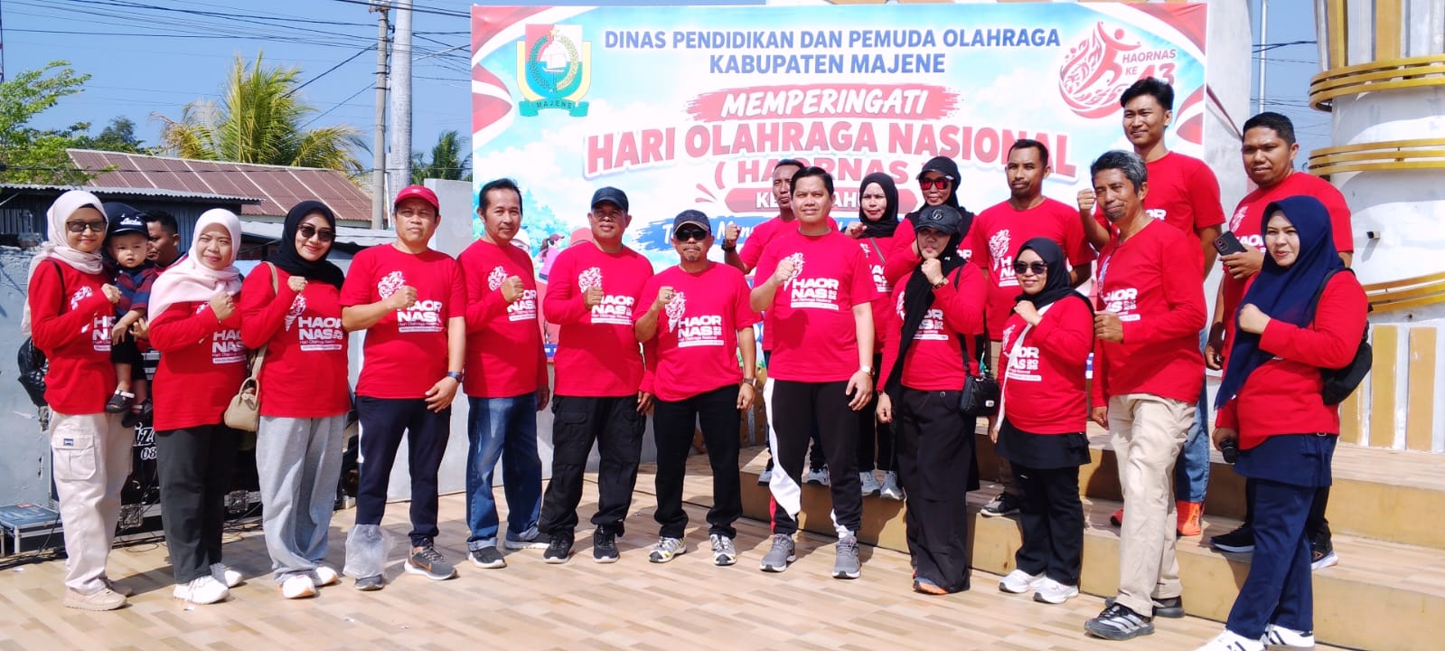 Haornas 43 Tahun Pemkab Majene Ajak Warga Jaga Kebugaran dan Gaya Hidup Sehat Melalui Aktif Berolahraga